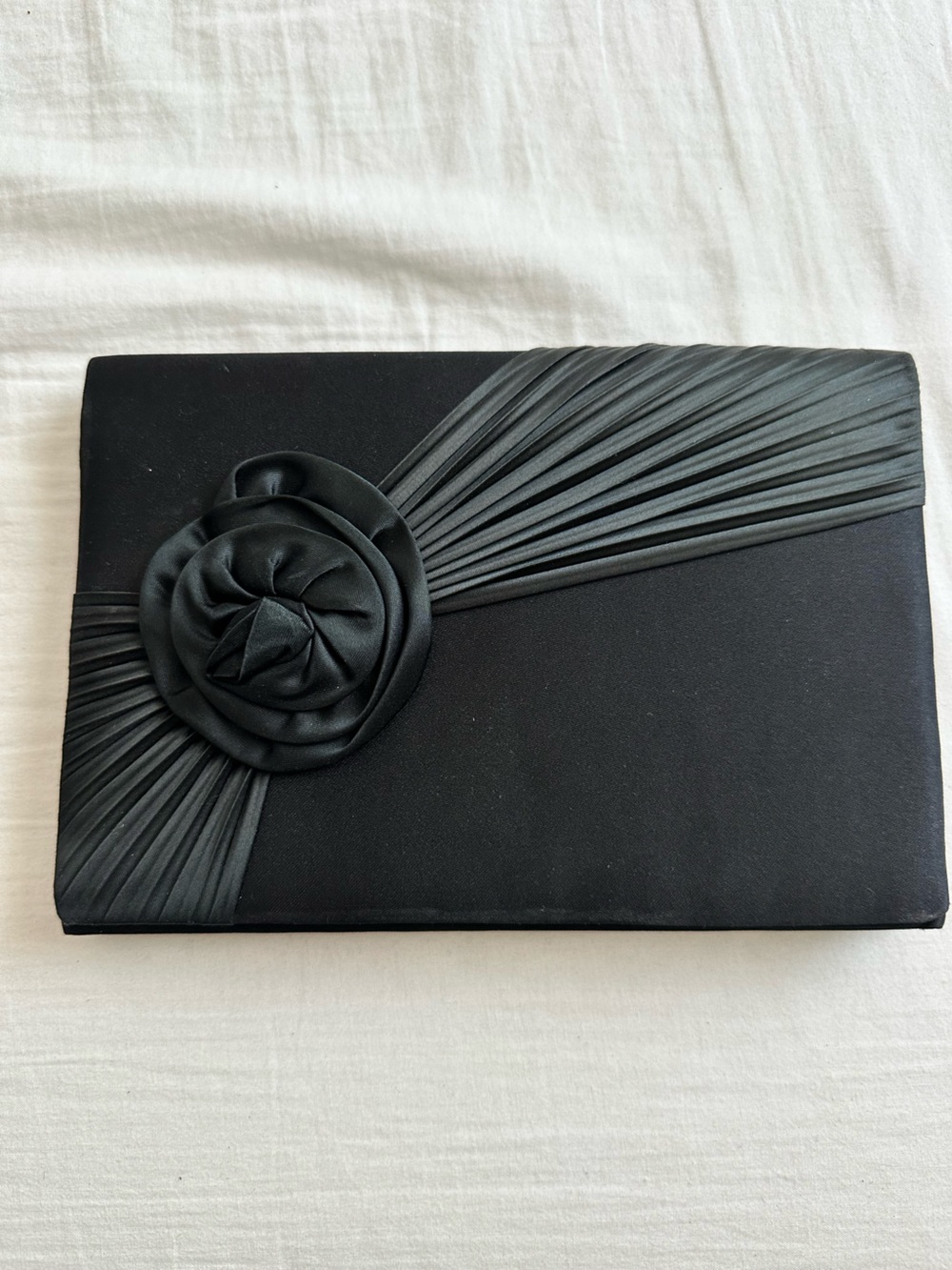 Black Satin Small Purse